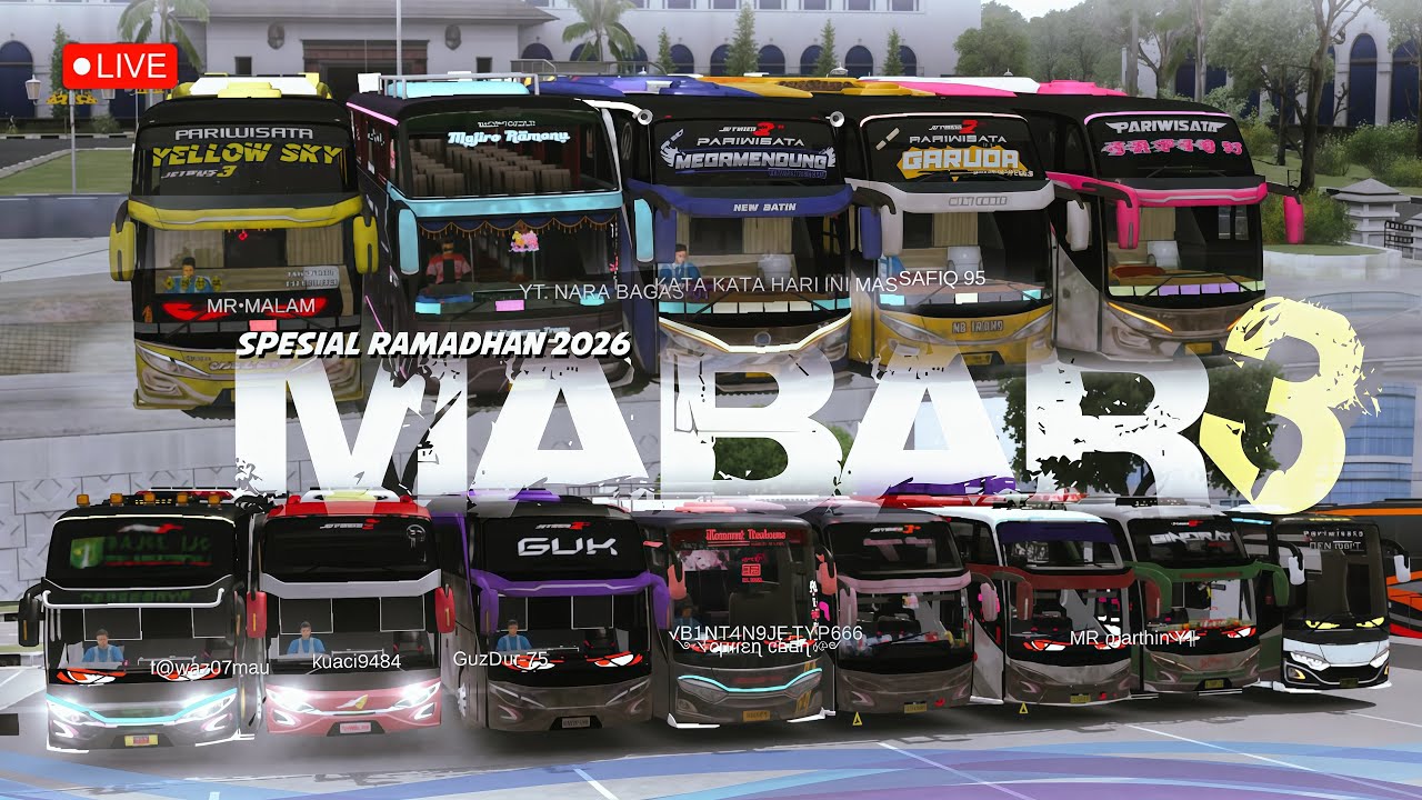 🔴 Live Bussid Mabar Siang || Spesial Ramadhan 2026 Part 3