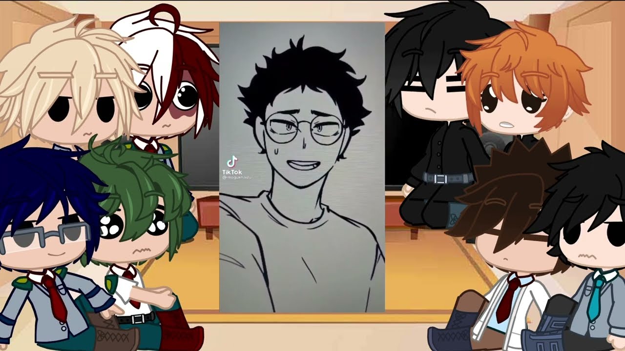 MHA & Haikyu react to each other|React video|BNHA/HQ/Haikyu {Read Desc}