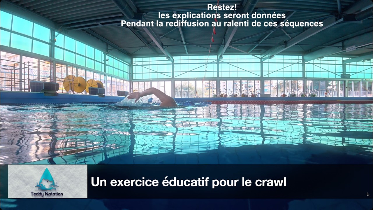 Épisode 4:Si je vous emmène nager avec moi, que verrez-vous? Le Crawl Touché Pouce! #natation