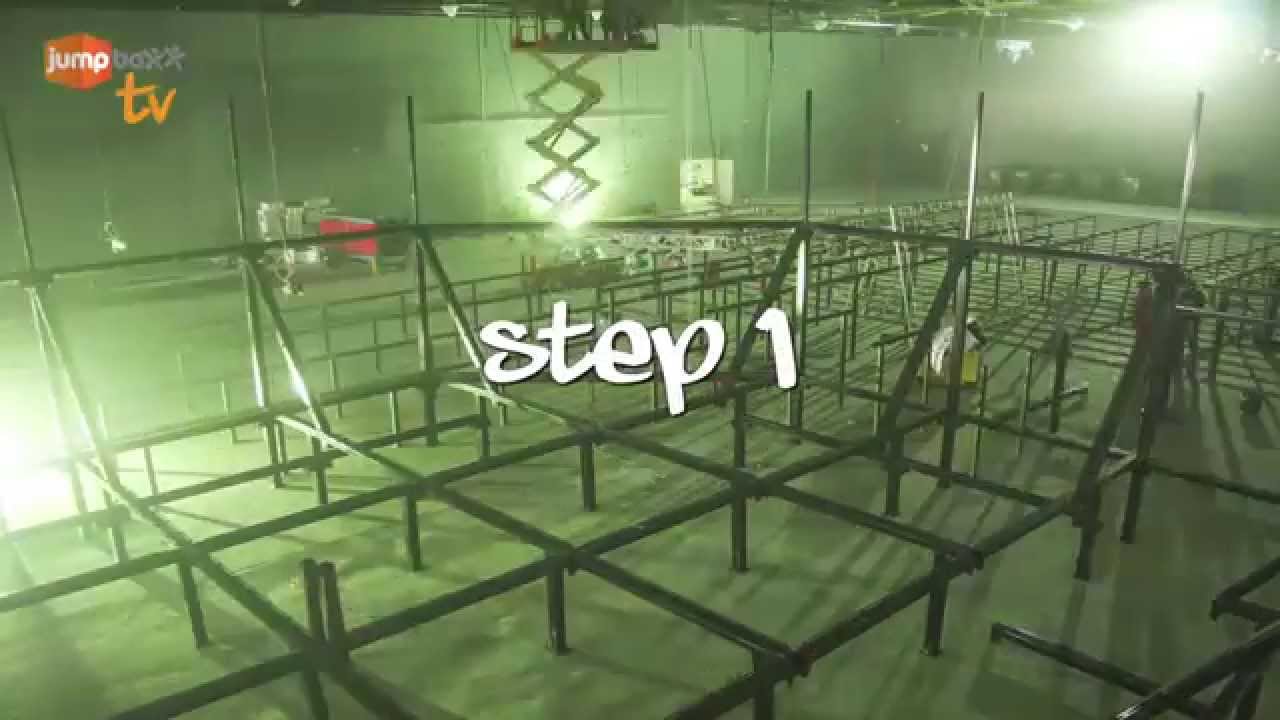 How to build a trampoline park - step 1
