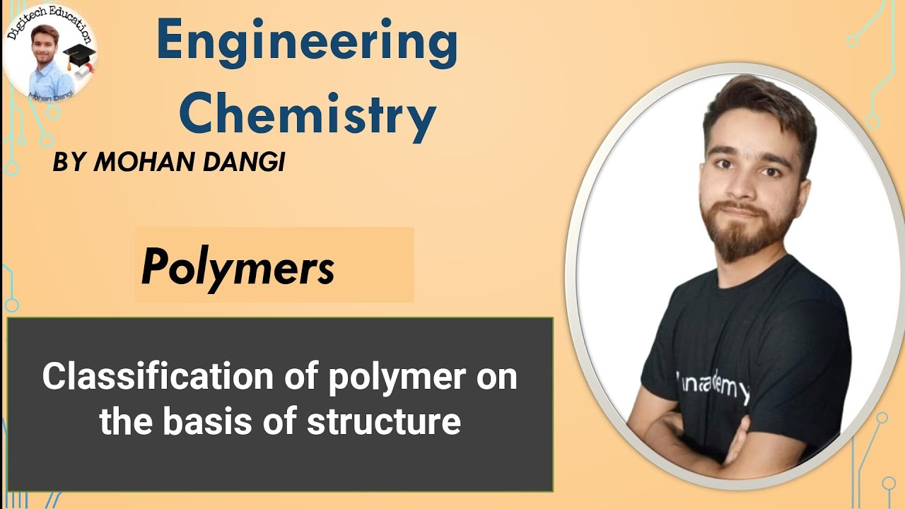 Polymers | Classification of polymer on the basis of structure | Engineering chemistry| Mohan Dangi