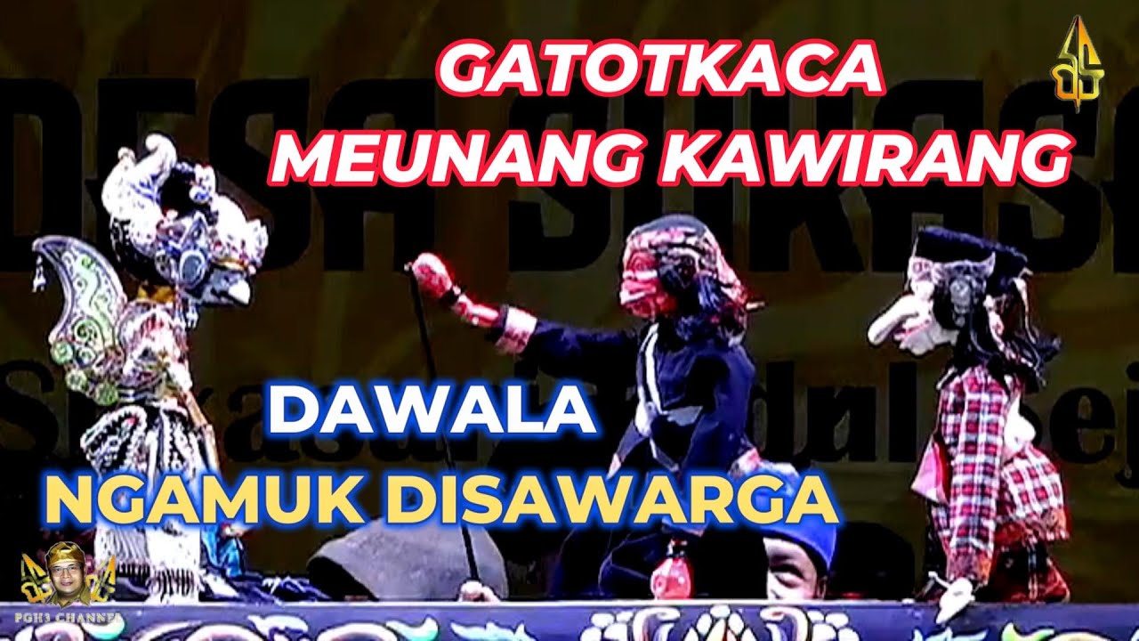 Gatotkaca dimodus ku Astrajingga/Cepot 