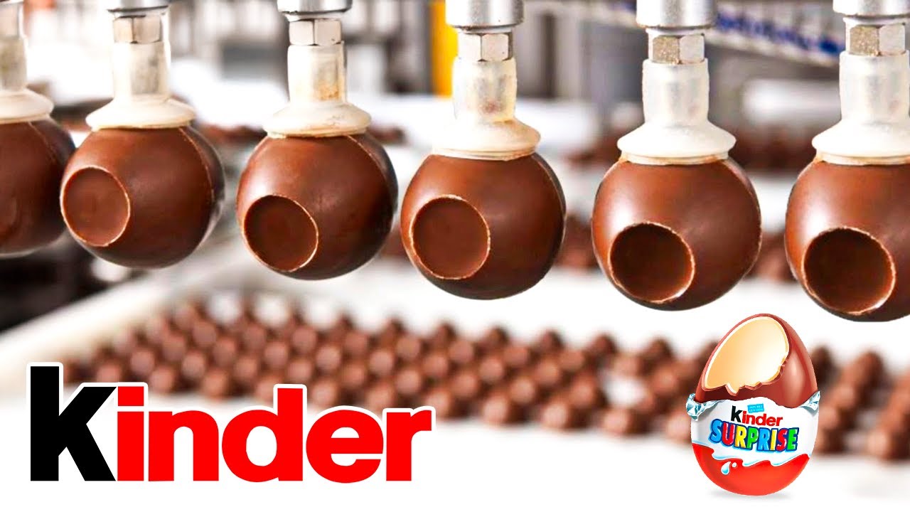Come si Producono gli Ovetti di Cioccolato Kinder Surprise? 🥚