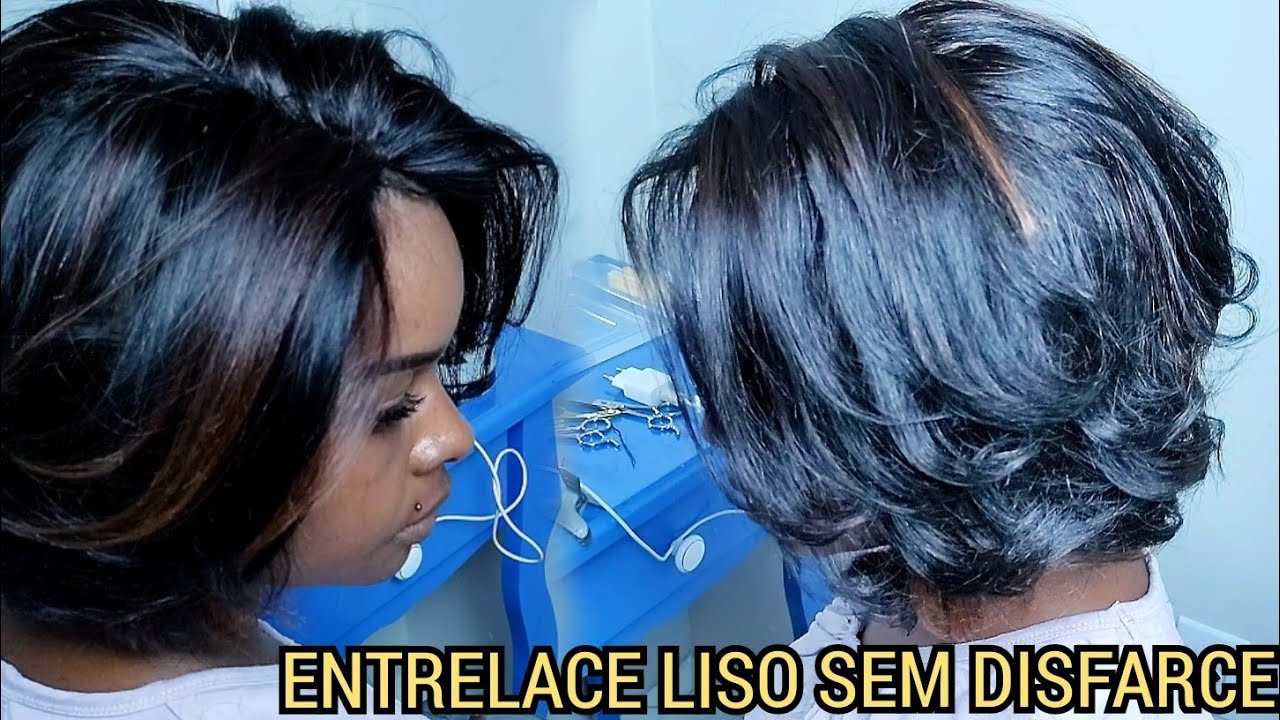 ENTRELACE  LISO SEM DISFARCE,PASSO A PASSO