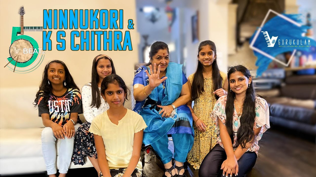 5Beatz with K S Chithra | Ninnukori LIVE | V# Gurukulam | Music Learning Redefined