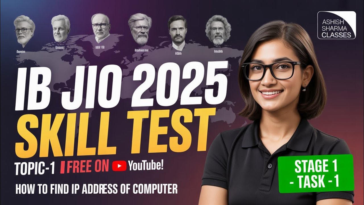 IB JIO SKILL TEST 2025 30/30 MARKS ! PART 1! TOPIC-HOW TO FIND IP ADDRESS STAGE 1 OF SKILL! 