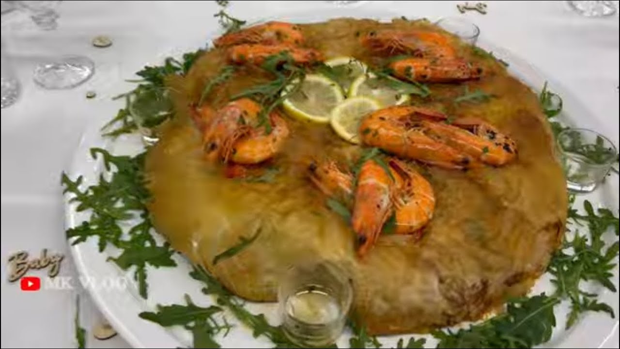 بسطيلة الحوت على الطريقة المغربية .