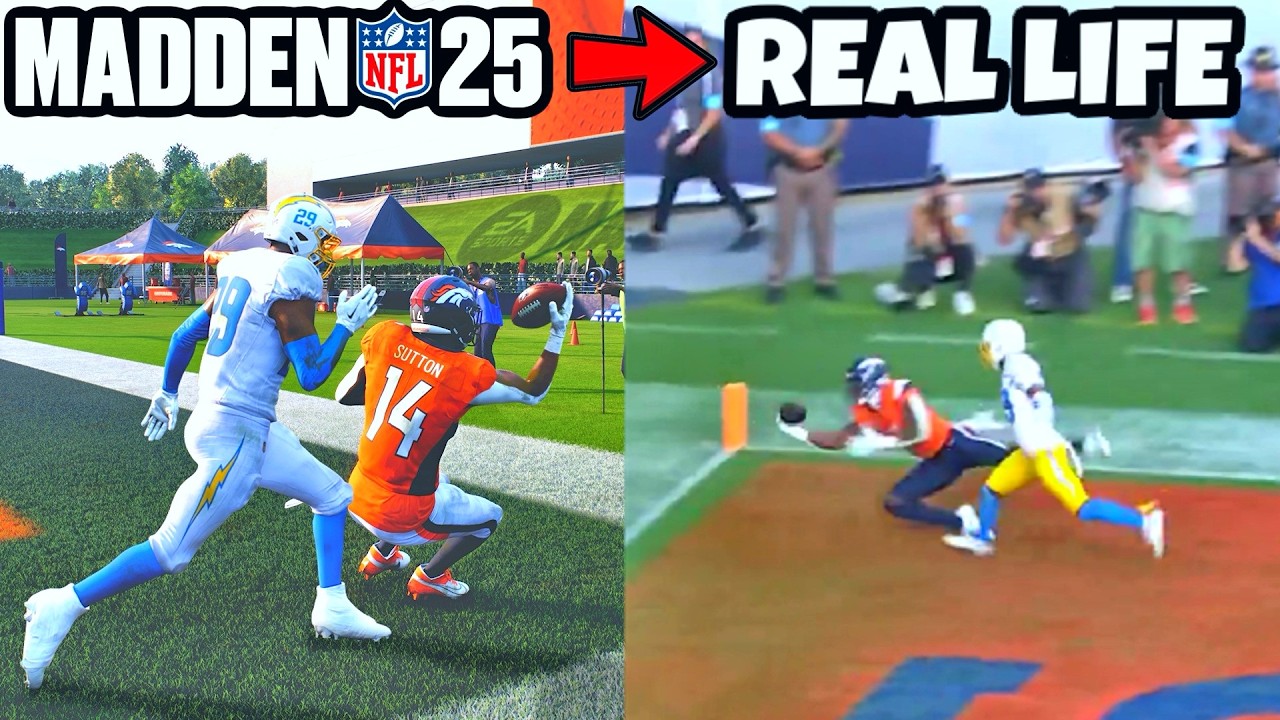 I Recreated TOP PLAYS From NFL Week 6 in Madden 25!