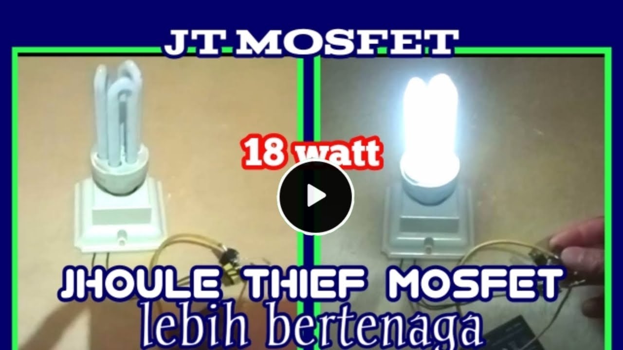 joule thief mosfet