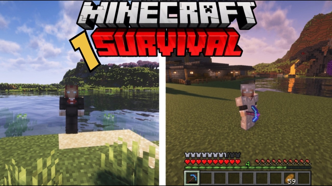 My Perfect Start to Minecraft Survival #1
