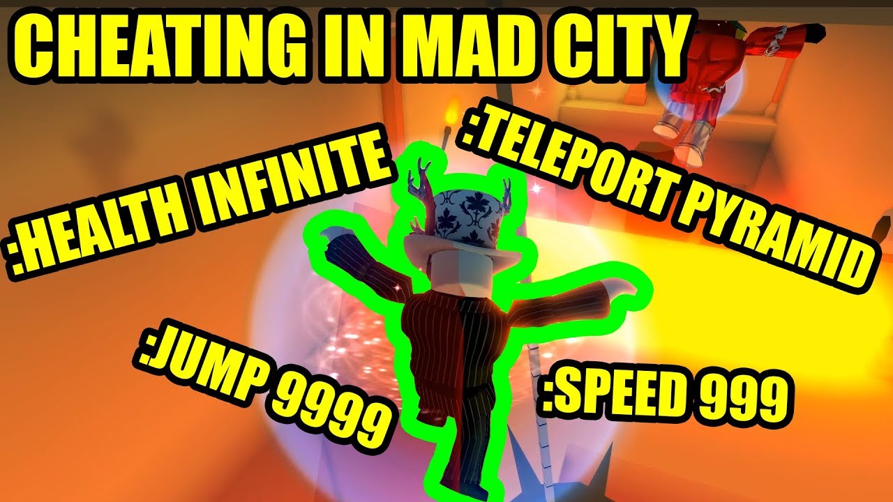 ULTIMATE CHEATING  in Roblox Mad City with ADMIN COMMANDS Update!!