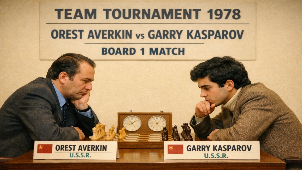 Orest Averkin vs Garry Kasparov - Team Tournament, 1978