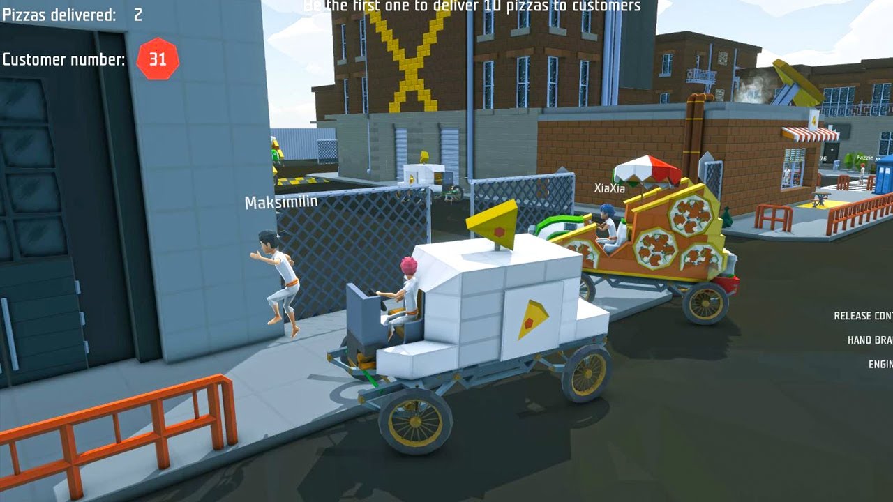 Ylands Pizza Delivery Multiplayer Gameplay