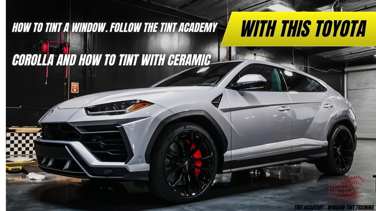 How to tint a window. Follow the Tint Academy with this Toyota Corolla and how to tint with ceramic