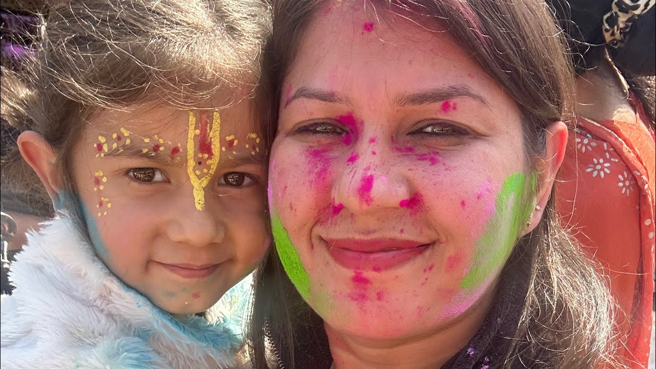 Holi in barsana.     #trending #holi #barsana #radheradhe ##vlogging 