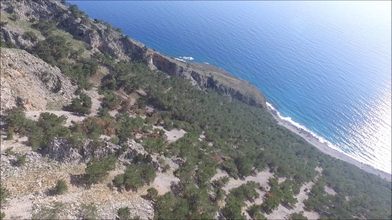 Road to the Beach of Agios Pavlos, Chania, Greece. O Δρόμος Για Την Παραλία Του Αγίου Παύλου, Χανιά