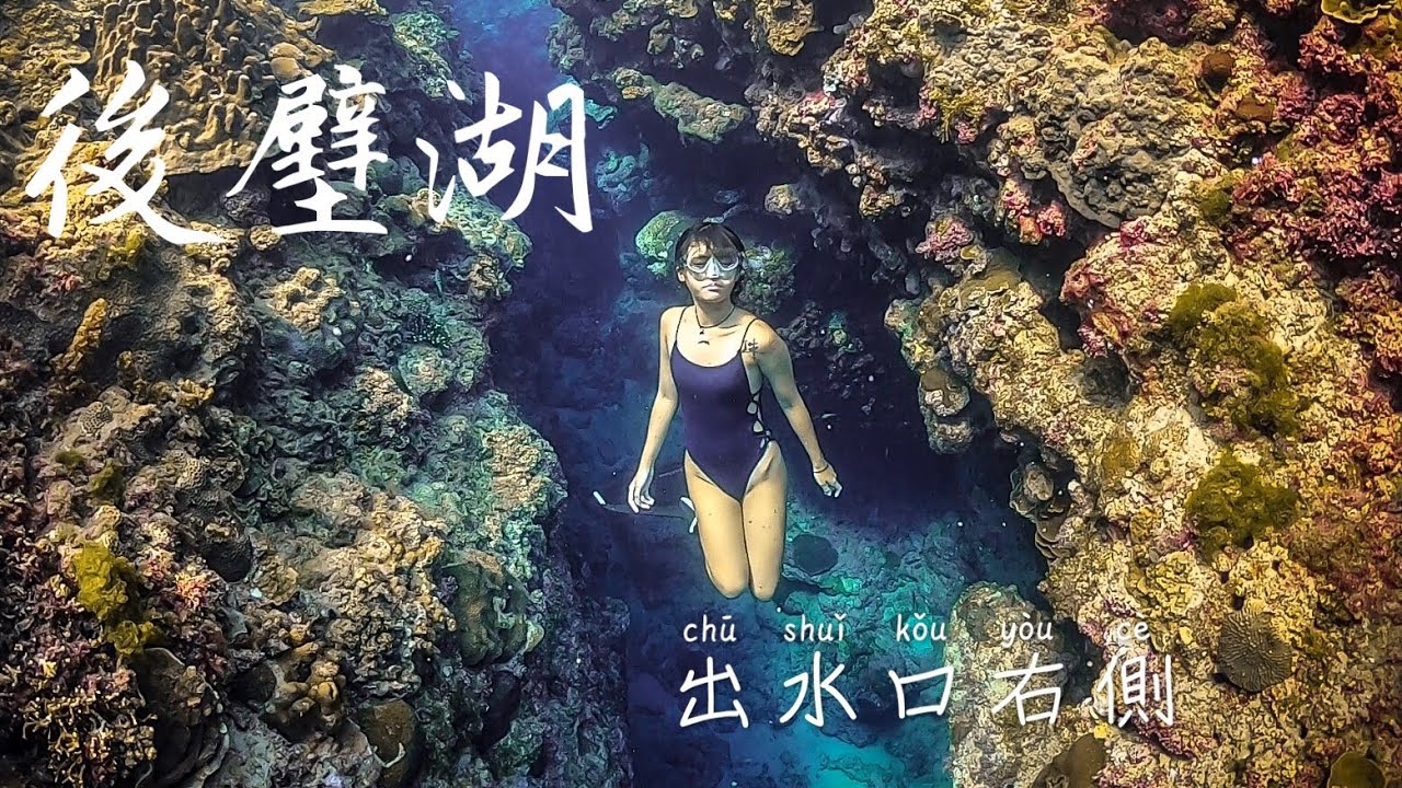 後壁湖出水口右側 Taiwan Freediving Kenting ｜一下水就是大峽谷｜自由潛水 VLOG7