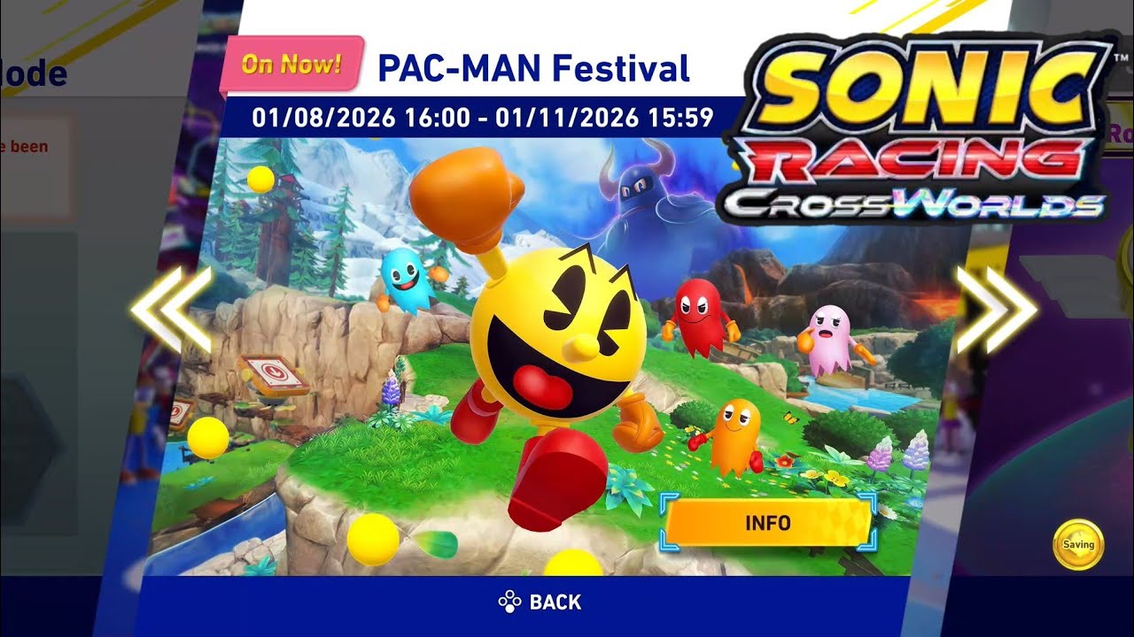 Pac-Man Festival Clip Compilation - Sonic Racing: CrossWorlds Nintendo Switch 2 Edition