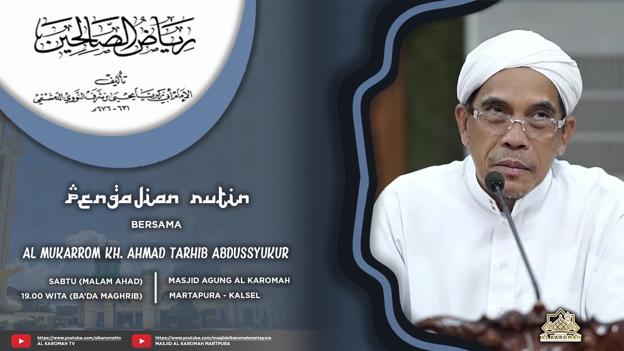 AL KAROMAH TV - LIVE PENGAJIAN KH. AHMAD TARHIB ABDUSSYUKUR | 25 OKTOBER 2025