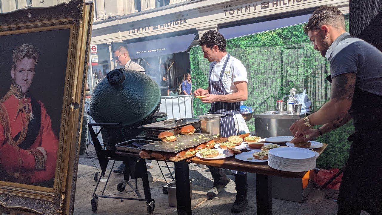 London Street Food Regent Summer Street Burgers by Gordon Ramsey