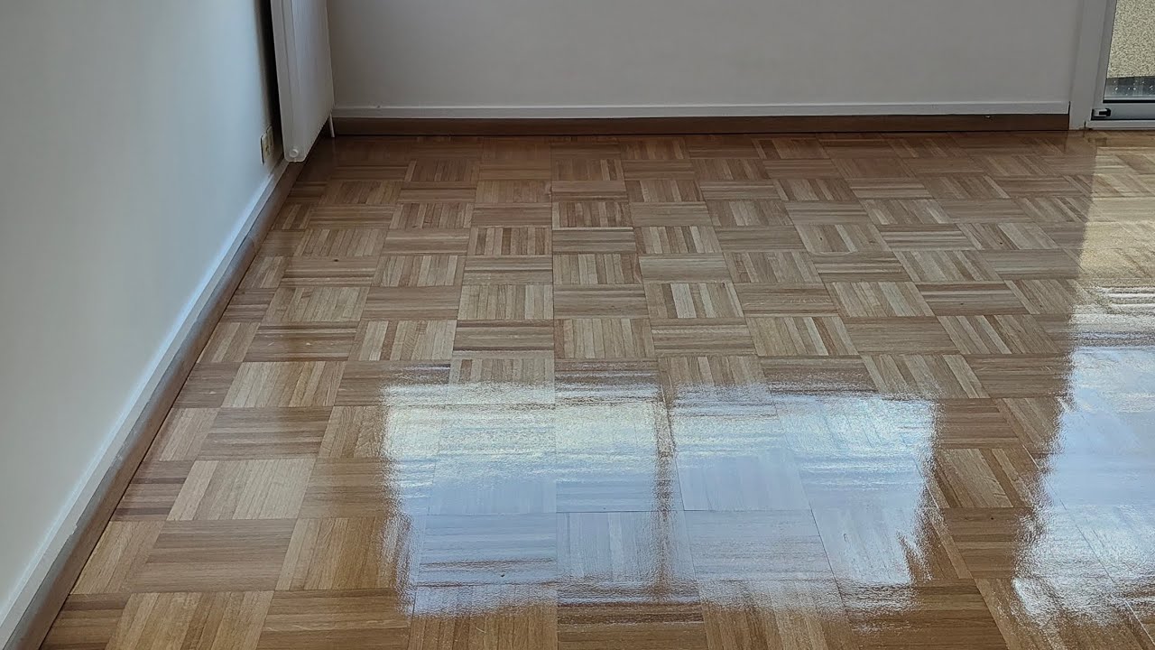 rénovation d'un parquet mosaïque type noël