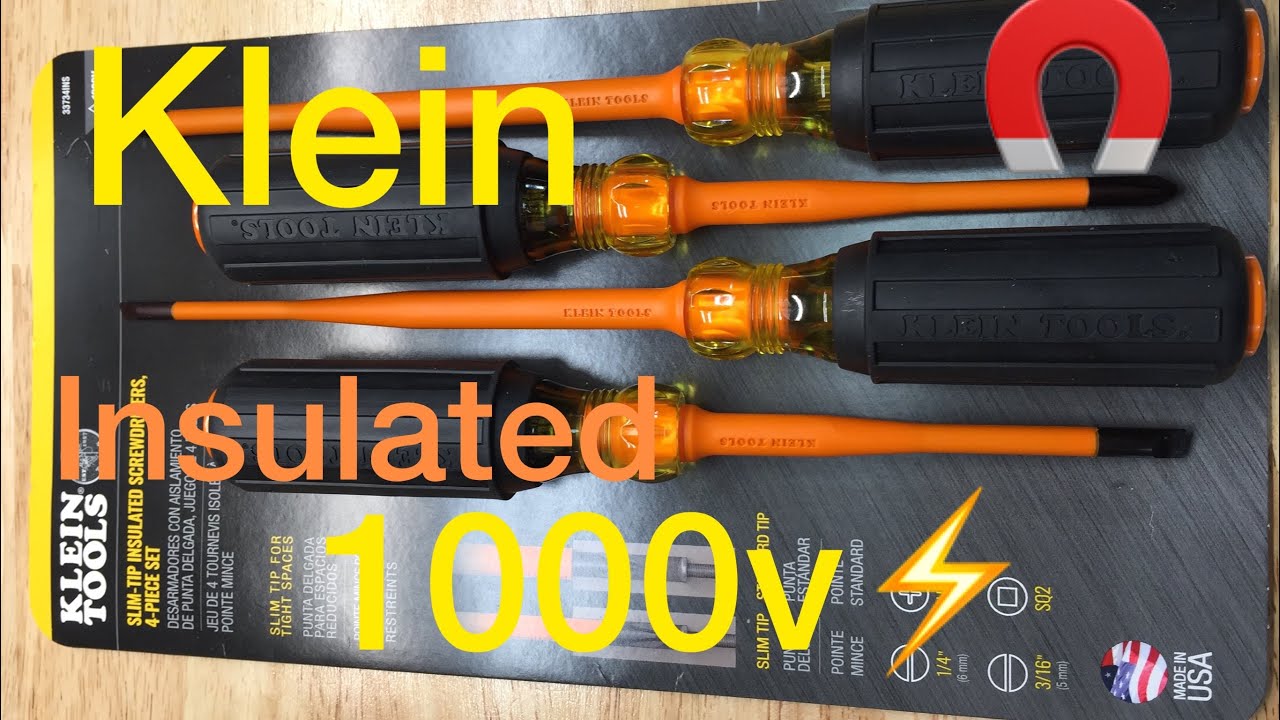 Klein insulated screwdrivers 1000v⚡️