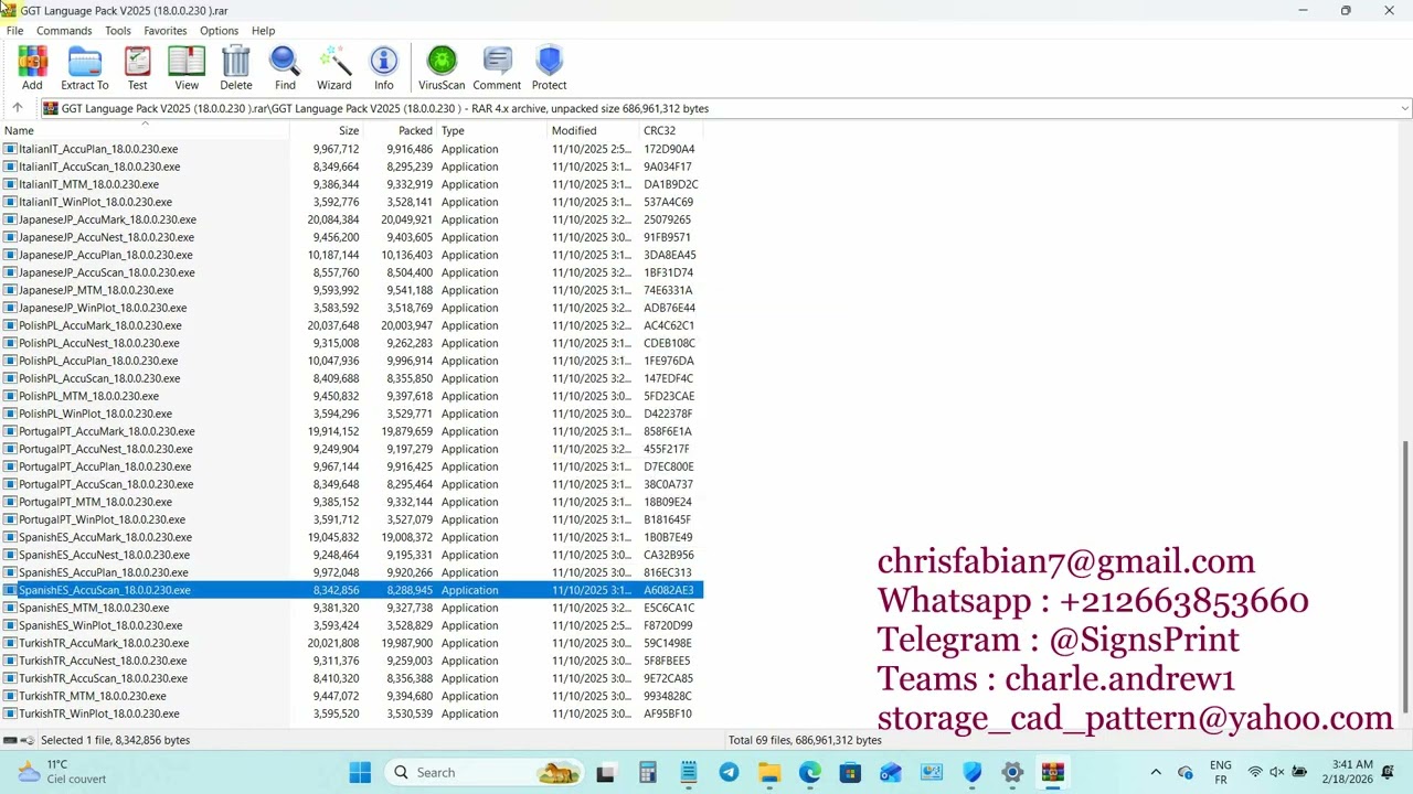Gerber Accumark v18.0.0.230 español+português+italiano+Türkçe+ελληνικά+polski+Deutsch+français+日本語