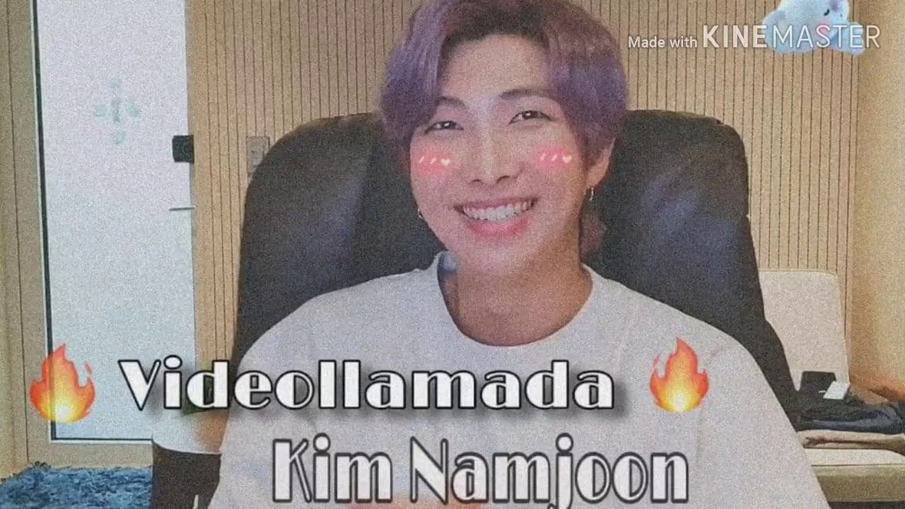 Videollamada con Kim namjoon como tu novio tímido y celoso, pervertido 🔥