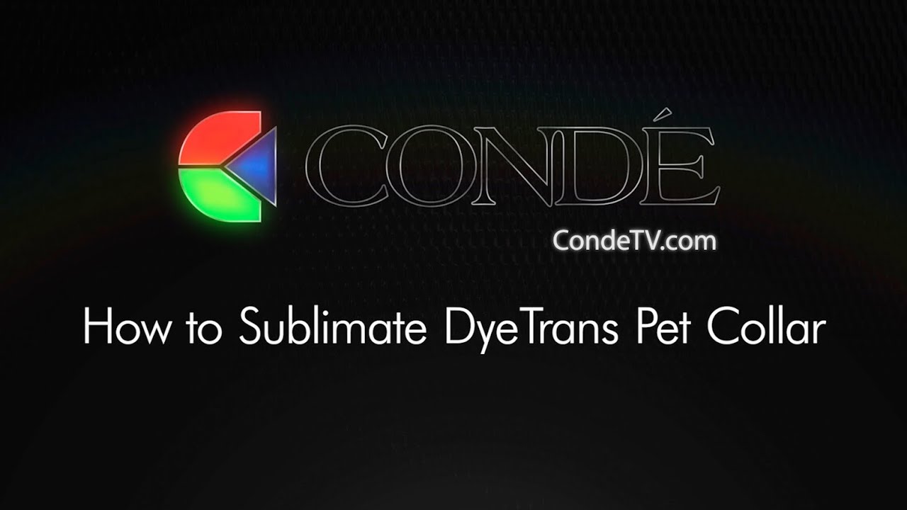 How to Sublimate DyeTrans Pet Collar