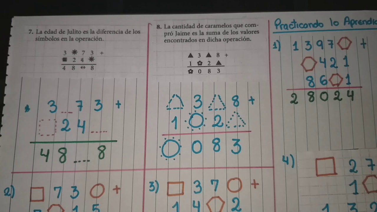 CRIPTOGRAMA NUMÉRICO DE ADICIÓN Y SUSTRACCIÓN