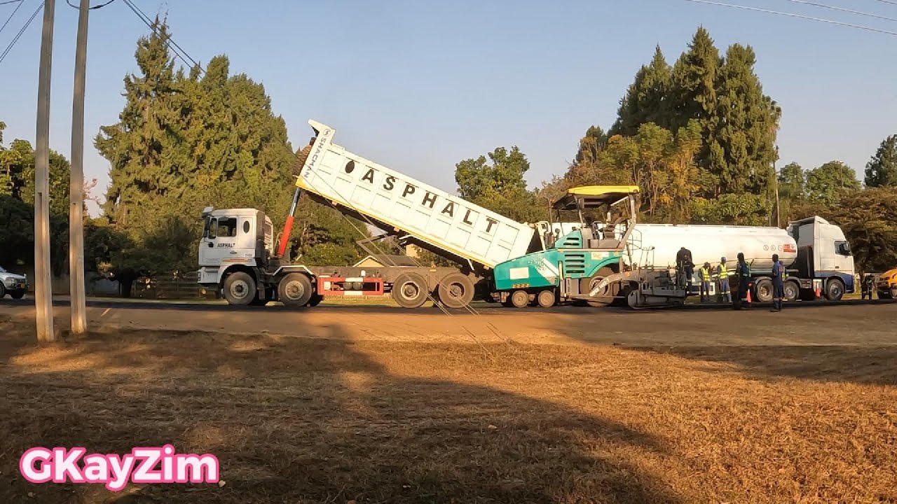 Zimbabwe Harare roads getting a new touch like never before #zimbabwe #harare #africa #roads