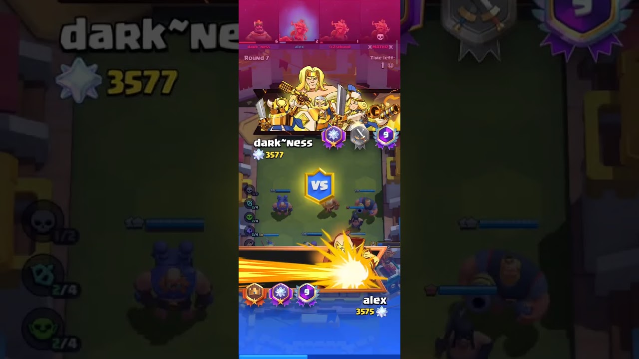 Partidaza en el top de táctica Royal. Top 150 del mundo y 3600 estrellas!