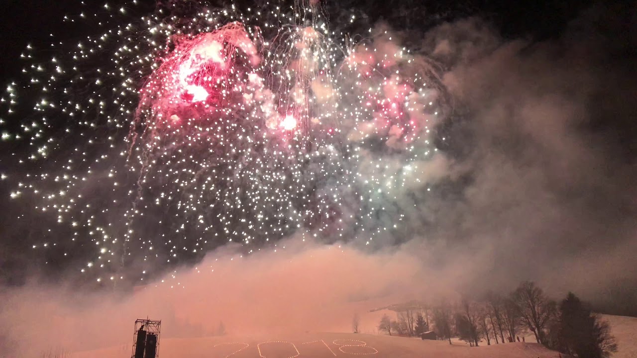 Neujahrsfeuerwerk Kitzbühel 2018 [4K]
