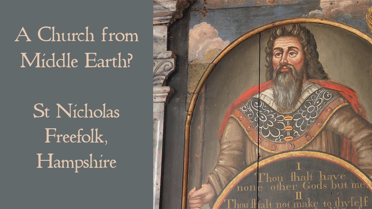 A Church from Middle Earth? - A visit to St Nicholas in Freefolk in Hampshire