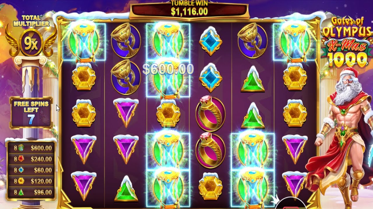 GATES OF OLYMPUS XMAS 1000 HUGE WIN BONUS BUY ONLINE CASINO OBLINE SLOT 