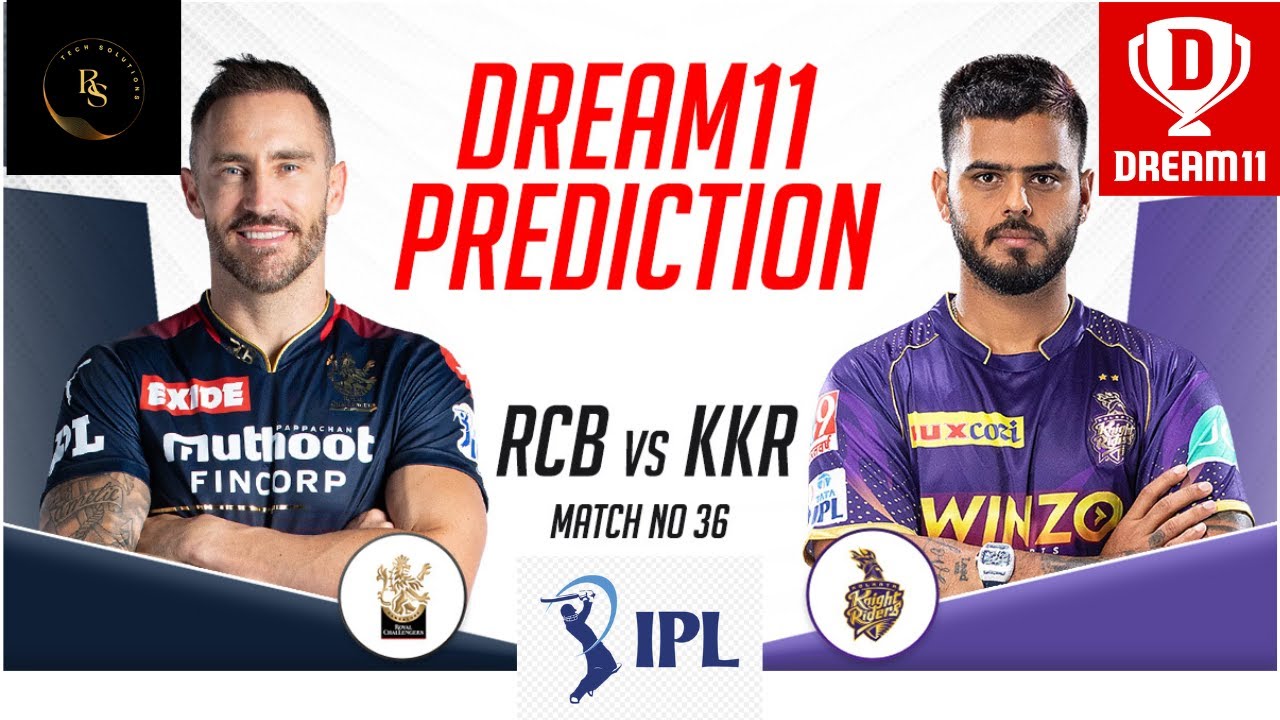Today ipl match RCB vs KOL Dream 11 Team prediction #ipl #csk #iplt20 #ipl2023 #cricket #kohli #msd