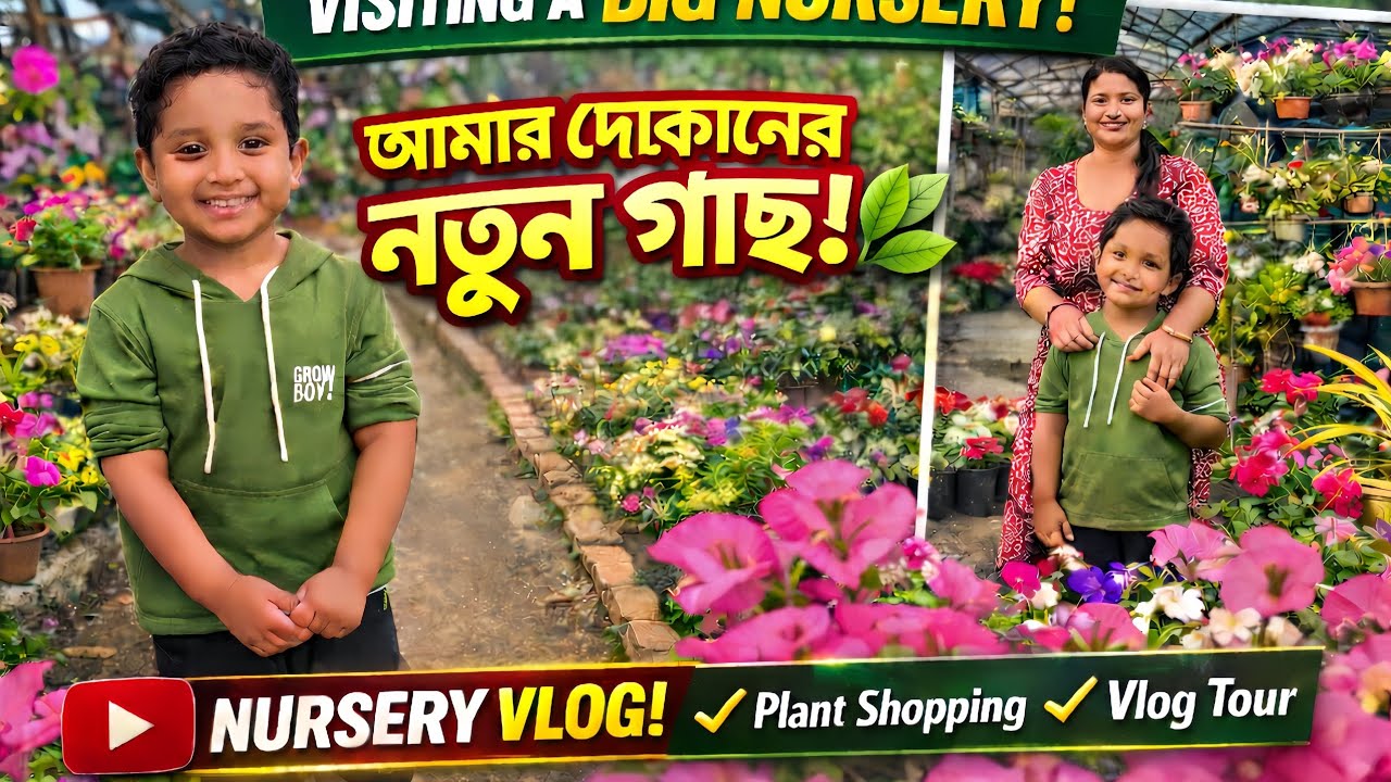 Visiting a Big Nursery! 🌿 | আমার দোকানের জন্য নতুন গাছ! | Plant Shopping Vlog || 𝐑𝐢𝐦𝐨𝐭𝐢𝐨𝐧💛