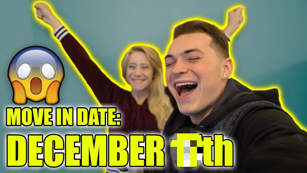 THE OFFICIAL MOVE IN DATE FOR THE NEW HOUSE!