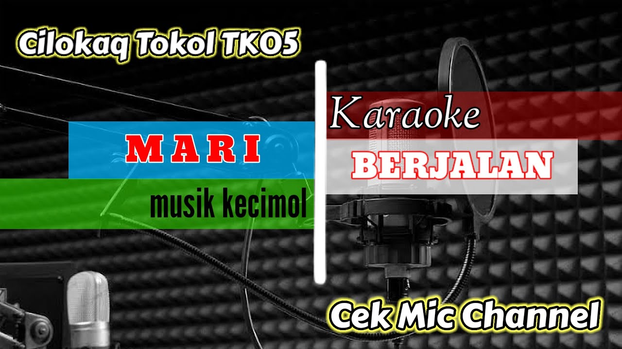 KARAOKE SASAK MARI BERJALAN CILOKAK TOKOL TEMU KARYA 05 | Cek Mic Channel