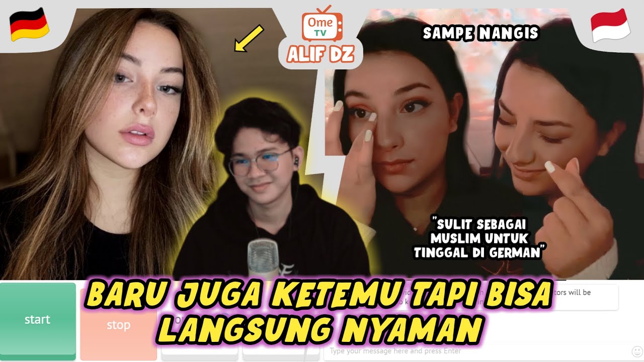 BARU JUGA KETEMU TAPI LANGSUNG NYAMAN! CURHATAN KEHIDUPAN MULISMAH GERMAN - OME.TV INTERNASIONAL