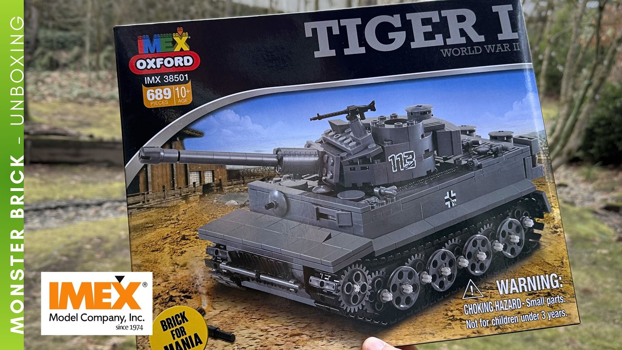 Распаковка: TIGER I (689 деталей) от IMEX 38501 Немецкий танк времен Второй мировой войны