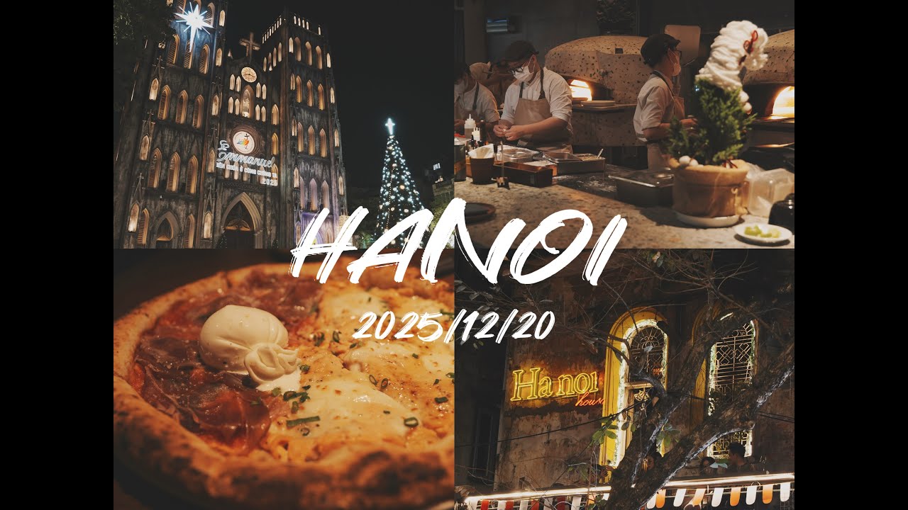 越南獨旅｜河內 Hanoi🇻🇳EP.1：一個人去越南過聖誕節！⛪️🎄✨