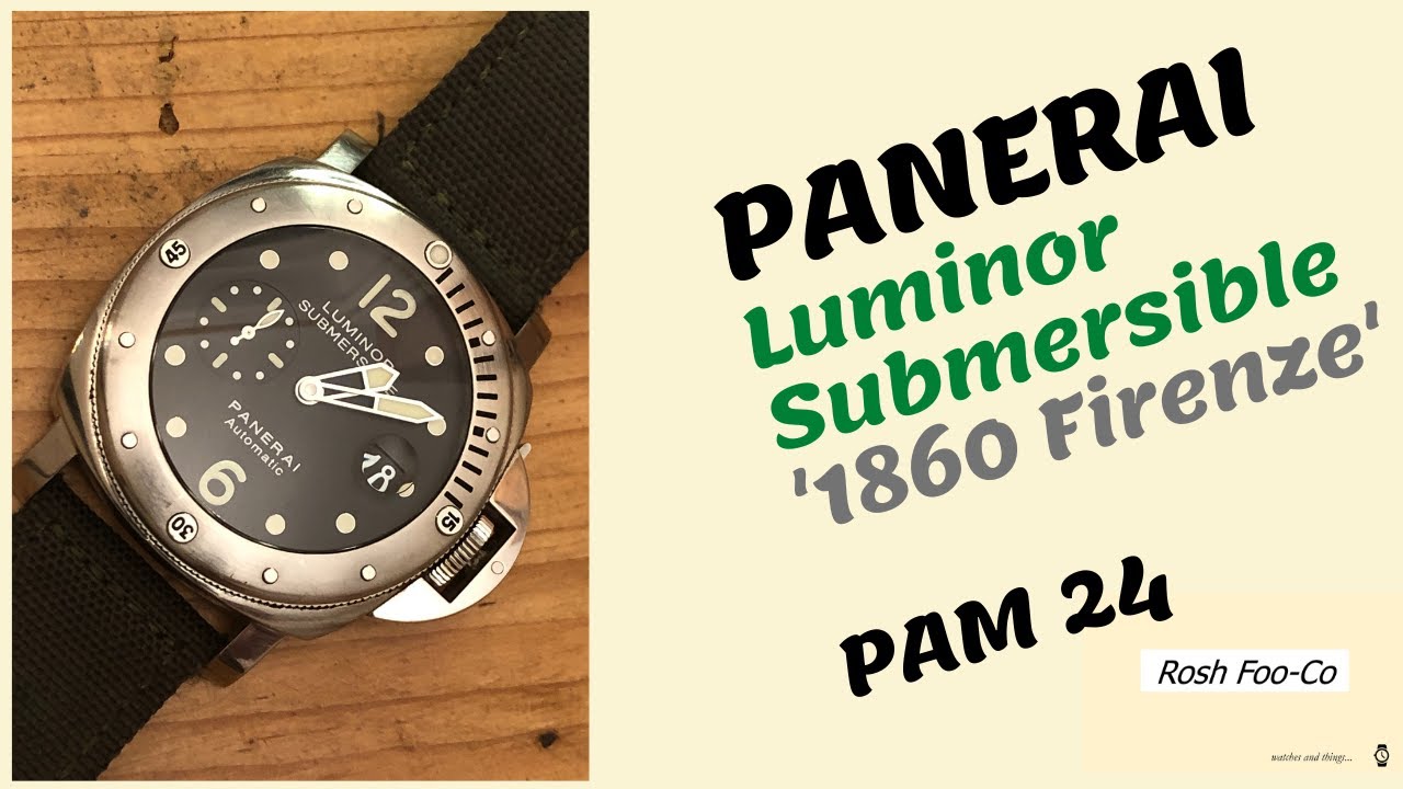 Panerai Luminor Submersible '1860 Firenze' - PAM 24