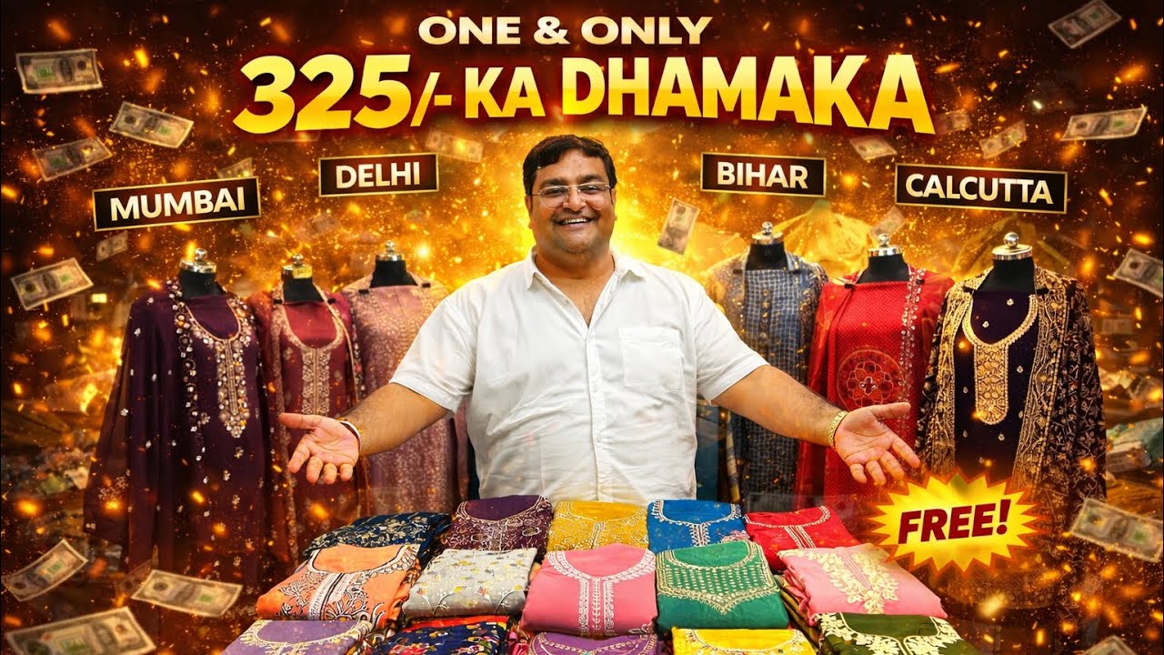325/- Ka Dhamaka,Surat suit wholsale market,Saste suits wholsale market #mannattrends 