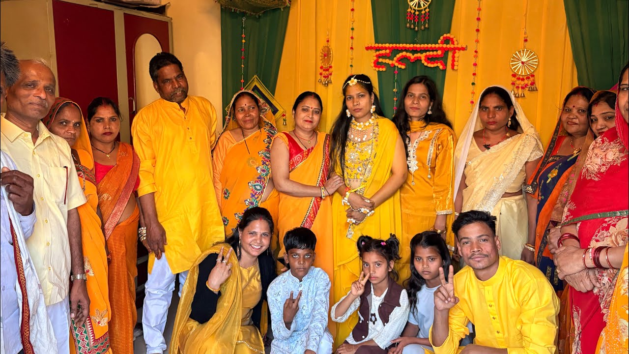 Haldi Celebration Vlog 🥰