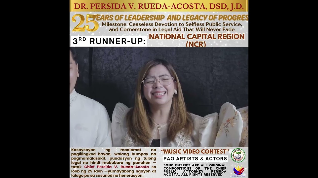 3RD RUNNER-UP: PAO - NATIONAL CAPITAL REGION  (NCR)