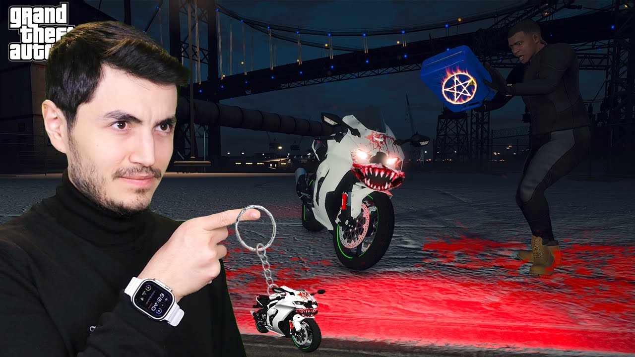 FRANKLİN KATİL MOTORU KANDIRIP ONA BİNDİ!(YOK ARTIK!) - GTA 5
