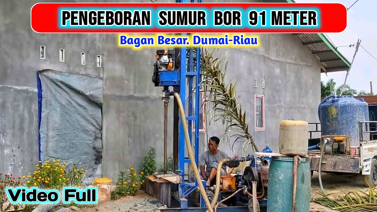 BOR SUMUR 91 METER | BANYAK BATU KERAS‼️
