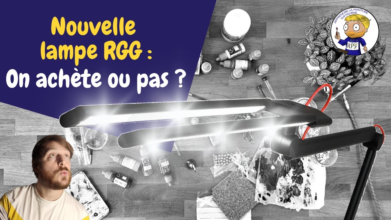 Nouvelle lampe R9 Desk Lamp Redgrass Games : on pledge ou pas ? - apprendre la peinture sur figurine
