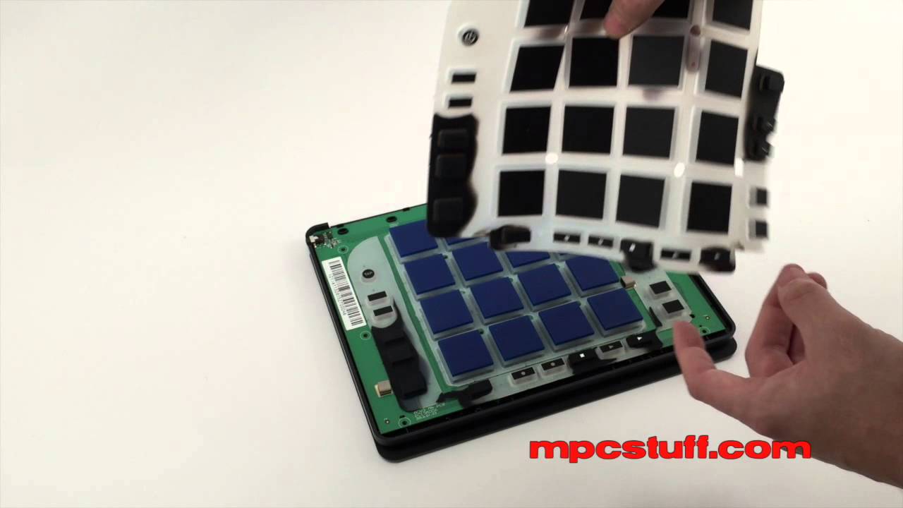 Akai MPC Element / Fly Thick Fat Pads Installation - MPCstuff.com